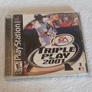 Triple Play 2001 for PlayStation - Black